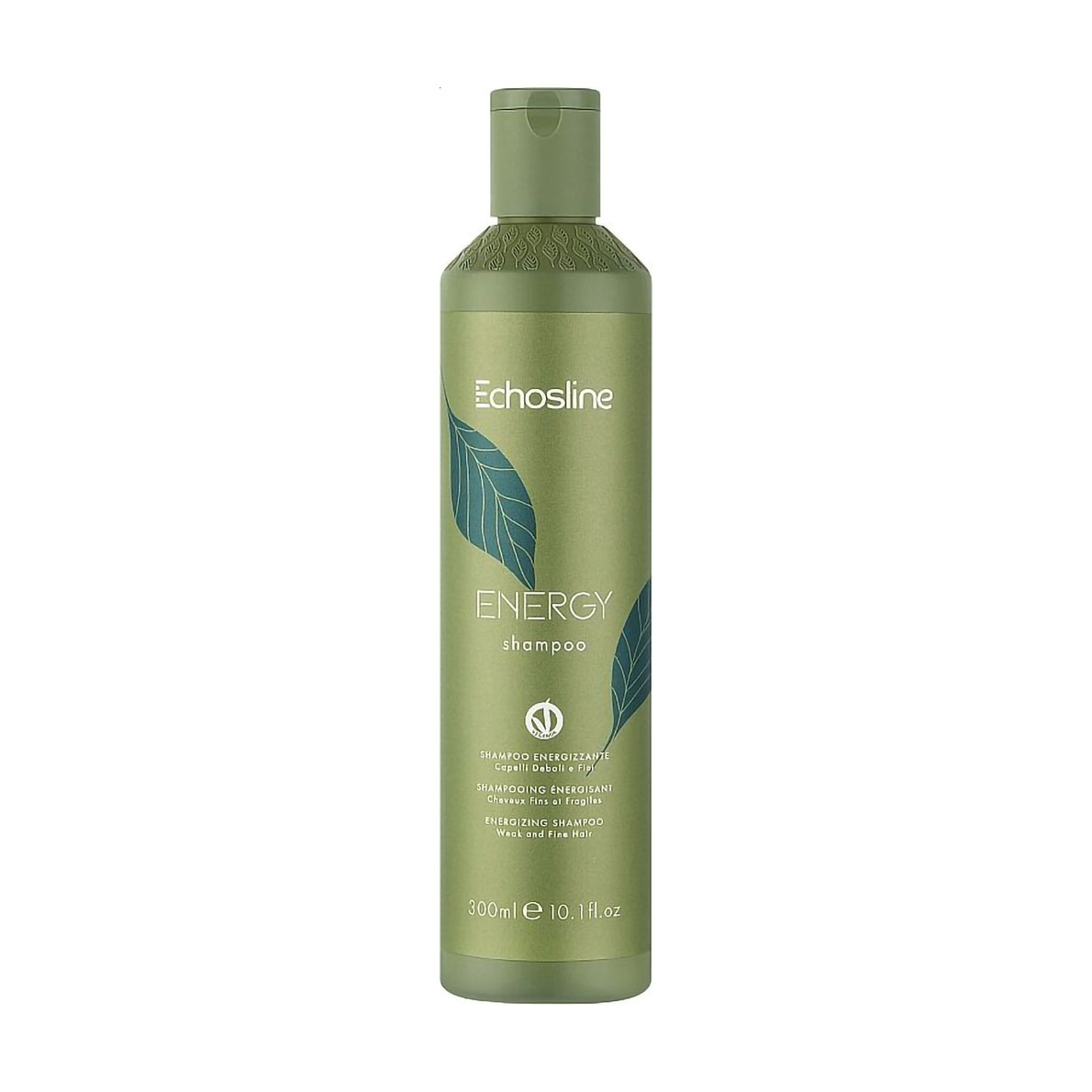 Енергетичний шампунь Echosline Energy Shampoo для тонкого та слабкого волосся, 300 мл