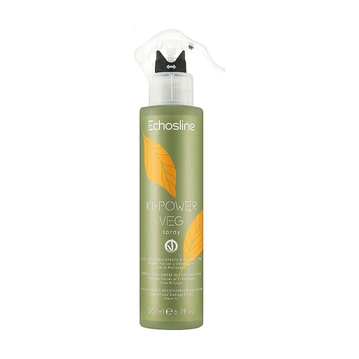 Уцінка! Концентрований лосьйон Echosline Ki-Power Veg Spray для реконструкції пошкодженого волосся, 200 мл